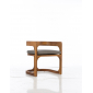 Кресло деревянное с подушками WArt Paris ироко, ткань Etisilk Фото 3
