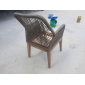 Кресло деревянное плетеное Tagliamento Belle акация, алюминий, роуп, полиэстер натуральный Фото 10