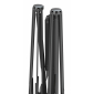 Зонт профессиональный двухкупольный 2.9х6 м Scolaro Galaxia Dual V Carbon алюминий, акрил антрацит, слоновая кость Фото 6