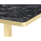 Столешница квадратная Scab Design Laminate для подстолья Tiffany ЛДСП черный мрамор Имперо Фото 3