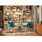 Столешница круглая Scab Design Compact Laminate для подстолья Nemo, Domino, Tiffany, Cross компакт-ламинат HPL состаренный дуб тортора Фото 6