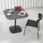 Столешница квадратная со скругленными углами Scab Design Compact Laminate компакт-ламинат HPL антрацит Фото 6