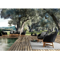 Диван плетеный с подушками Garden Relax Coachella тик, олефин натуральный, антрацит Фото 12