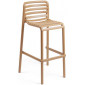 Стул пластиковый барный Nardi Doga Stool стеклопластик капучино Фото 1