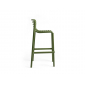 Стул пластиковый барный Nardi Doga Stool стеклопластик агава Фото 5