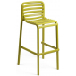 Стул пластиковый барный Nardi Doga Stool стеклопластик грушевый Фото 1