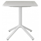 Стол пластиковый обеденный Scab Design Eco Fixed алюминий, технополимер лен Фото 5