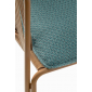 Кресло плетеное с подушками PEDRALI Nari сталь, роуп, ткань светло-коричневый, синий Фото 8