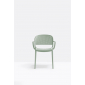 Кресло пластиковое PEDRALI Dome стеклопластик светло-зеленый Фото 6