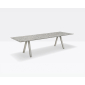 Стол прямоугольный PEDRALI Arki-Table Outdoor сталь, алюминий, искусственный камень бежевый, серый мрамор Фото 4
