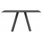 Стол ламинированный PEDRALI Arki-Table Compact сталь, алюминий, компакт-ламинат HPL черный Фото 1