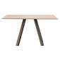 Стол ламинированный PEDRALI Arki-Table Compact сталь, алюминий, компакт-ламинат HPL коричневый, 4543 Фото 1