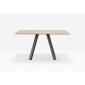 Стол ламинированный PEDRALI Arki-Table Compact сталь, алюминий, компакт-ламинат HPL коричневый, 4543 Фото 4