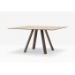 Стол ламинированный PEDRALI Arki-Table Compact сталь, алюминий, компакт-ламинат HPL коричневый, 4543 Фото 5