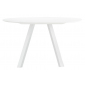 Стол круглый PEDRALI Arki-Table Outdoor сталь, алюминий, компакт-ламинат HPL белый Фото 1