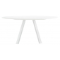 Стол круглый PEDRALI Arki-Table Outdoor сталь, алюминий, компакт-ламинат HPL белый Фото 1