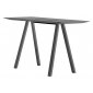 Стол барный с каналом для протяжки проводов PEDRALI Arki-Table CC Compact сталь, алюминий, компакт-ламинат HPL антрацит Фото 1