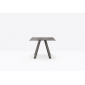 Стол обеденный PEDRALI Arki-Table сталь, компакт-ламинат HPL антрацит, 2810 Фото 4