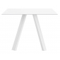 Стол обеденный PEDRALI Arki-Table Outdoor сталь, компакт-ламинат HPL белый Фото 1