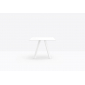 Стол обеденный PEDRALI Arki-Table Outdoor сталь, компакт-ламинат HPL белый Фото 4