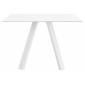 Стол обеденный PEDRALI Arki-Table Outdoor сталь, компакт-ламинат HPL белый Фото 1