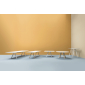 Стол обеденный PEDRALI Arki-Table Outdoor сталь, компакт-ламинат HPL белый Фото 6