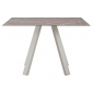 Стол обеденный PEDRALI Arki-Table Outdoor сталь, компакт-ламинат HPL бежевый, бежевый мрамор Фото 1