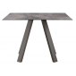Стол обеденный PEDRALI Arki-Table Outdoor сталь, компакт-ламинат HPL антрацит, 2810 Фото 1