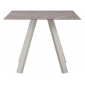 Стол обеденный PEDRALI Arki-Table Outdoor сталь, компакт-ламинат HPL бежевый, бежевый мрамор Фото 1