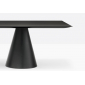 Стол ламинированный PEDRALI Ikon Table полиэтилен, компакт-ламинат HPL черный Фото 4