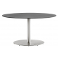 Стол ламинированный PEDRALI Inox Table нержавеющая сталь, компакт-ламинат HPL матовый стальной, черный Фото 1