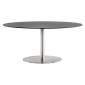 Стол ламинированный PEDRALI Inox Table нержавеющая сталь, компакт-ламинат HPL матовый стальной, черный Фото 1