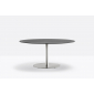 Стол ламинированный PEDRALI Inox Table нержавеющая сталь, компакт-ламинат HPL матовый стальной, черный Фото 4