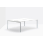 Стол ламинированный PEDRALI Matrix Desk алюминий, ЛДСП белый Фото 4