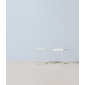 Столик журнальный PEDRALI Side table сталь, компакт-ламинат HPL белый Фото 6