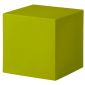 Пуф пластиковый SLIDE Cubo 40 Standard полиэтилен лаймовый зеленый Фото 1