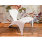 Лаунж-стул пластиковый SLIDE Isetta Lacquered полиуретан матовый белый Фото 5