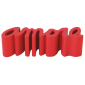 Скамья пластиковая дизайнерская SLIDE Amore Standard полиэтилен пламенный красный Фото 1