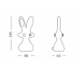 Фигура пластиковая Кролик SLIDE Cosmo Bunny Standard полиэтилен Фото 2