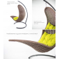 Кресло плетеное подвесное DW Chaise Lounge  сталь, искусственный ротанг, полиэстер коричневый Фото 5