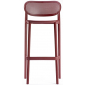 Стул пластиковый барный Gaber Nuta Stool 78 технополимер бордовый Фото 5