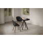 Кресло пластиковое PAPATYA Globe-K Wox Iroko ироко, металл, стеклопластик натуральный, черный Фото 6