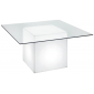 Стол пластиковый светящийся SLIDE Square Lighting полиэтилен белый Фото 1