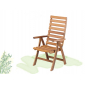 Кресло-шезлонг деревянное Amici Atos Riviera ироко Фото 1