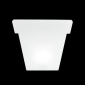 Кашпо пластиковое светящееся SLIDE Il Vaso Lighting полиэтилен белый Фото 5