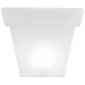 Кашпо пластиковое светящееся SLIDE Il Vaso Lighting полиэтилен белый Фото 1