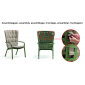 Кресло-качалка пластиковое с подушкой Nardi Folio стеклопластик, акрил тортора, зеленый Фото 19