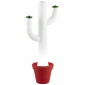 Светильник пластиковый напольный SLIDE Cactus Lighting полиэтилен белый, пламенный красный Фото 1