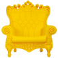 Кресло пластиковое SLIDE Queen Of Love Standard полиэтилен шафрановый желтый Фото 1