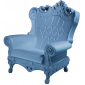Кресло пластиковое SLIDE Queen Of Love Standard полиэтилен пудрово-синий Фото 1